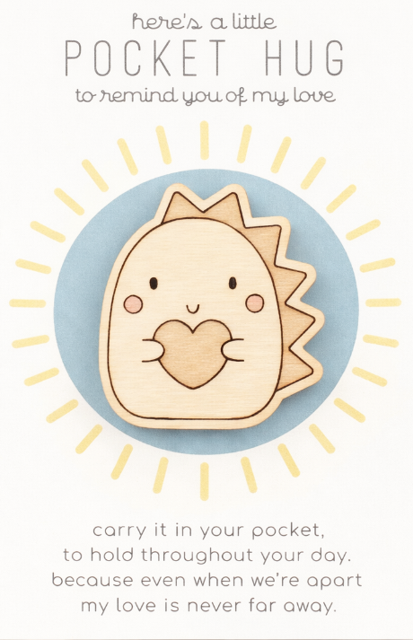 Wooden Pocket Hugs | Mini Thinking of You Gifts