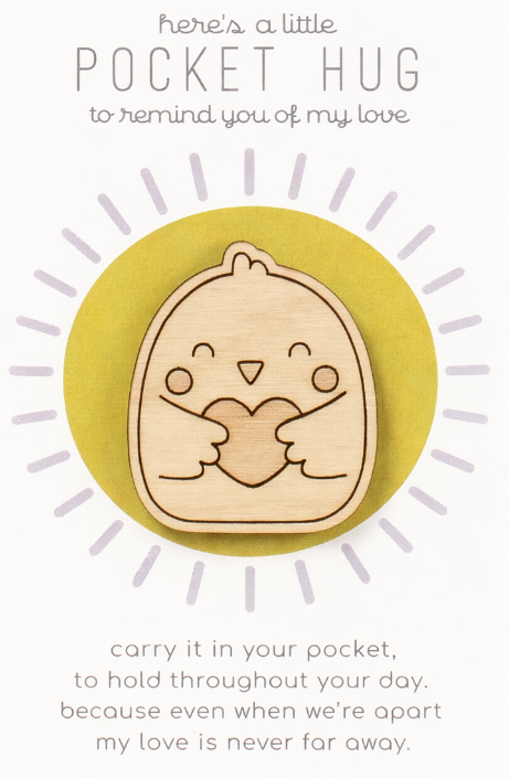 Wooden Pocket Hugs | Mini Thinking of You Gifts