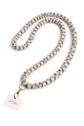 Andi-Brown Checkered Lanyard