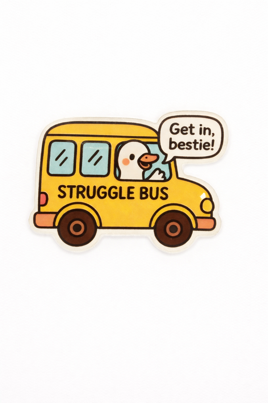 Struggle Bus Vinyl Sticker | Miller & Clove