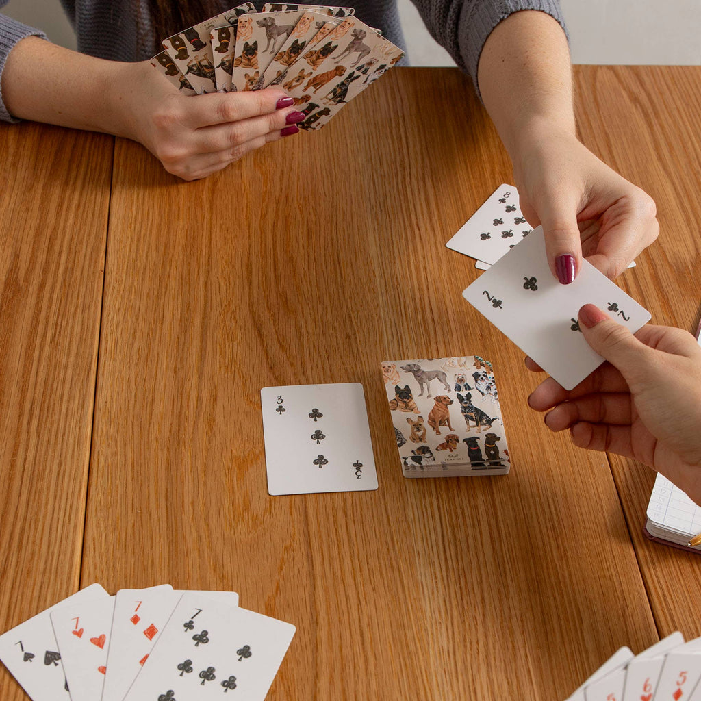 Furry Friends Dogs Playing Cards + Scorekeeping Set