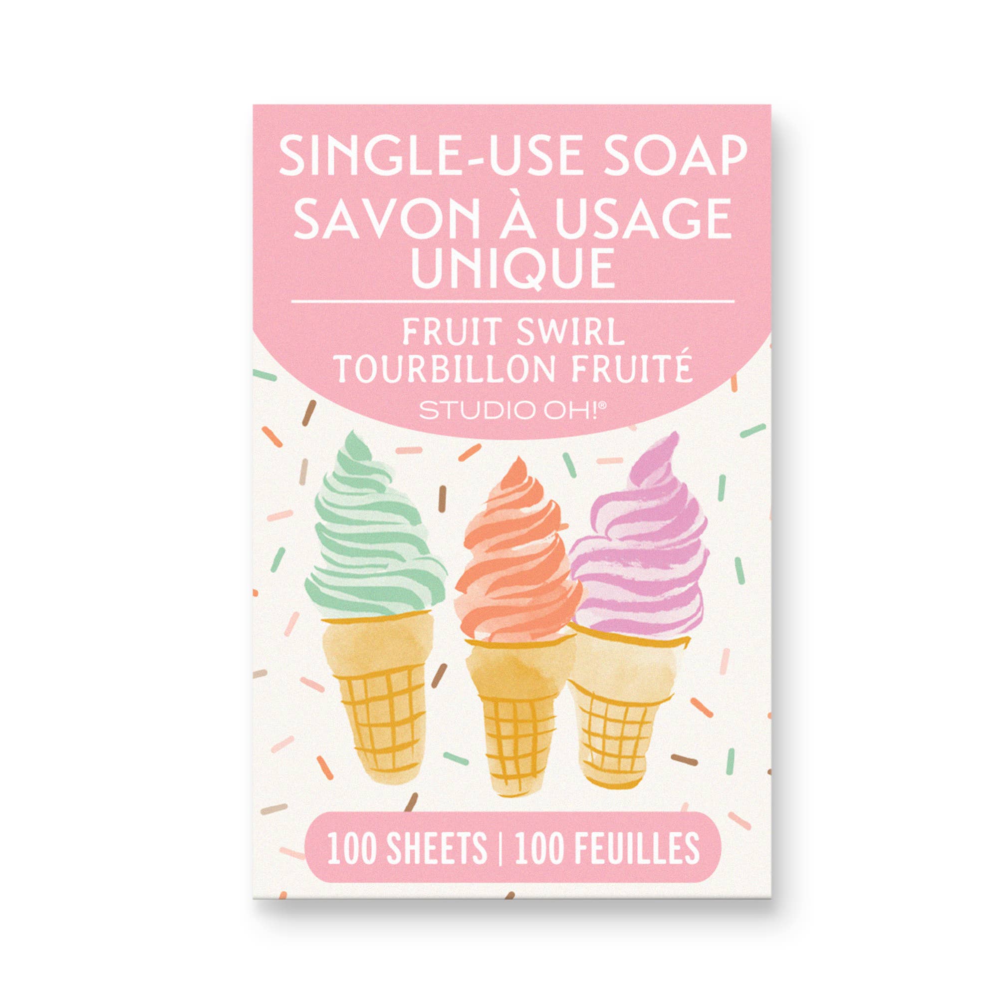 Cool & Creamy Single-Use Soap Sheets
