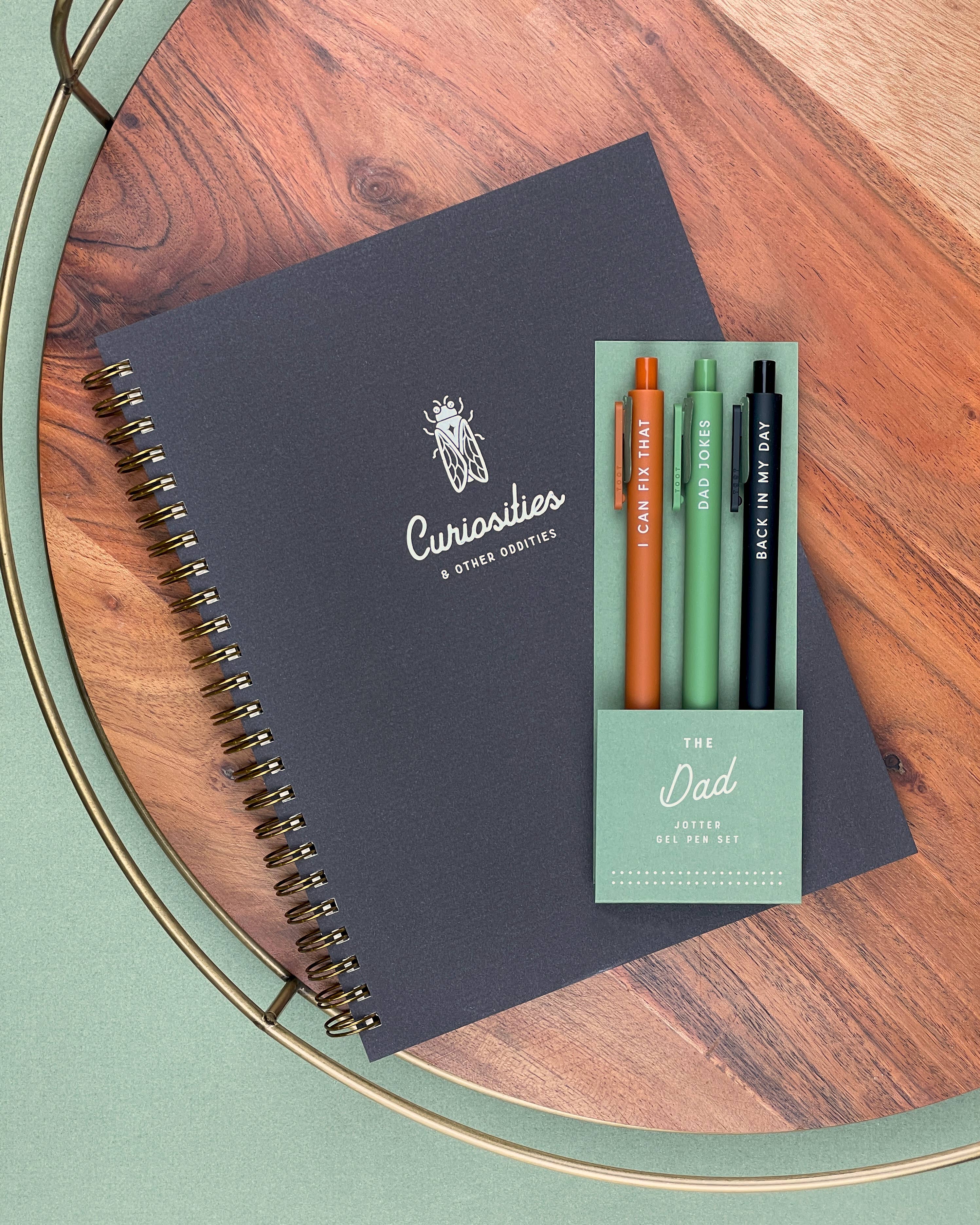 Dad Gift Gel Pen Set of 3 - by Ruff House Print Shop