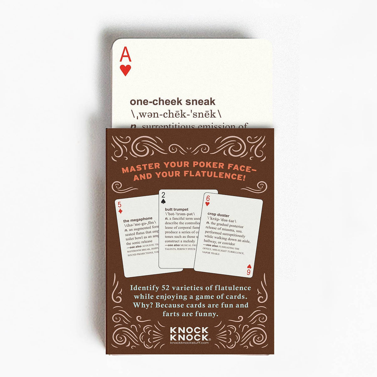 52 Farts Playing Cards, Funny Gag Gift Deck