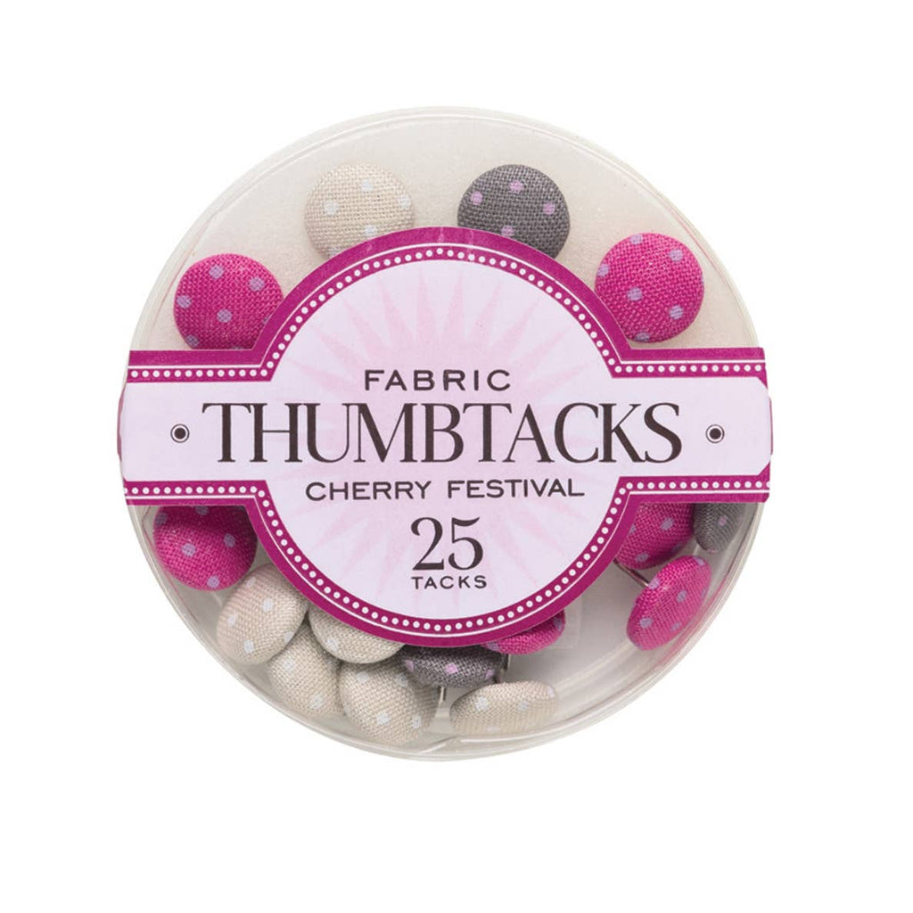 Cherry Festival Thumbtacks by Girl of All Work