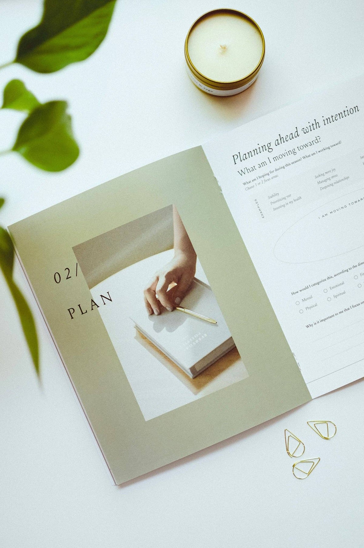 Seasonal Reset Workbook - Guided Reflection Journal, 30 Pages