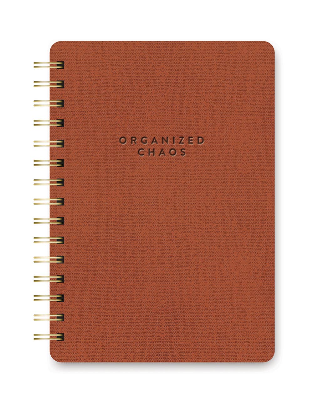 Organized Chaos Agatha Lined Notebook – Cinnamon Brown