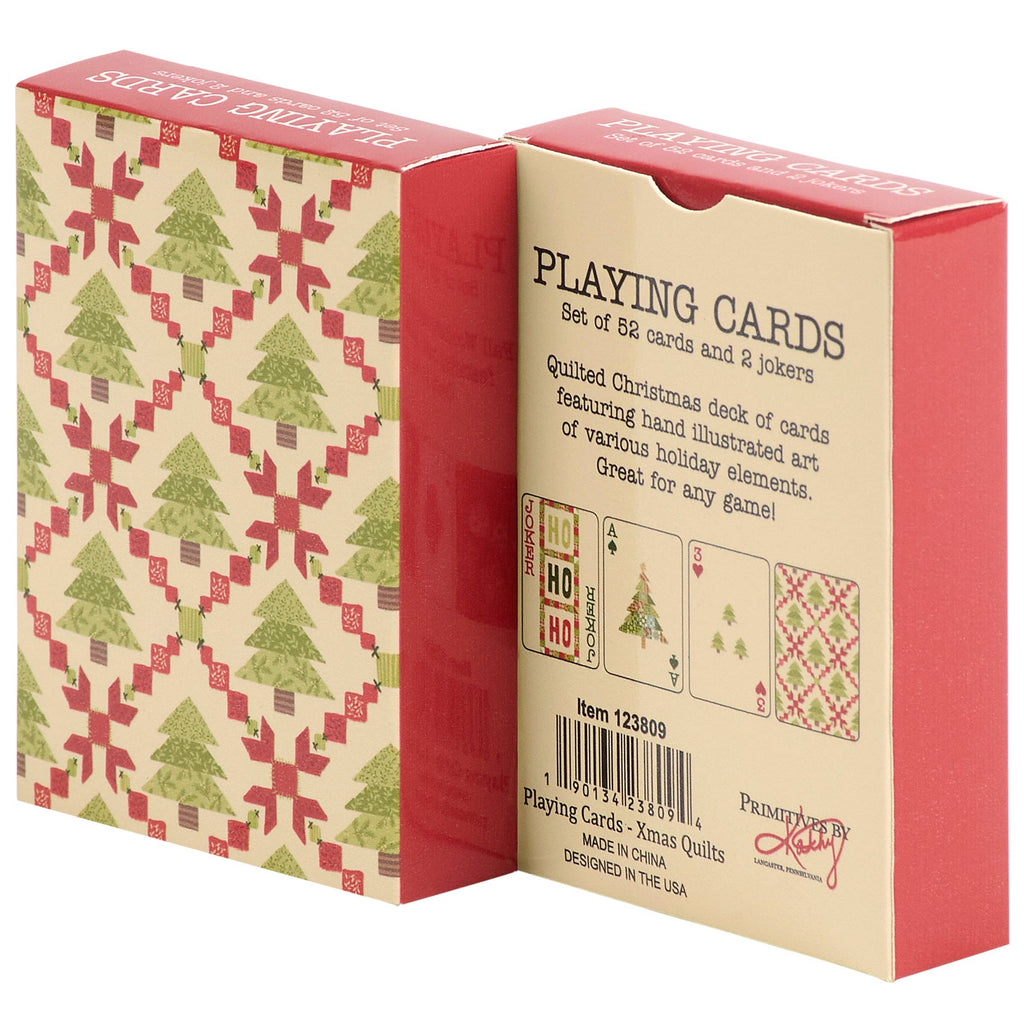 Christmas Quilt Playing Cards