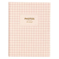 Oh Snap Pink Ledger 4x6 Photo Album
