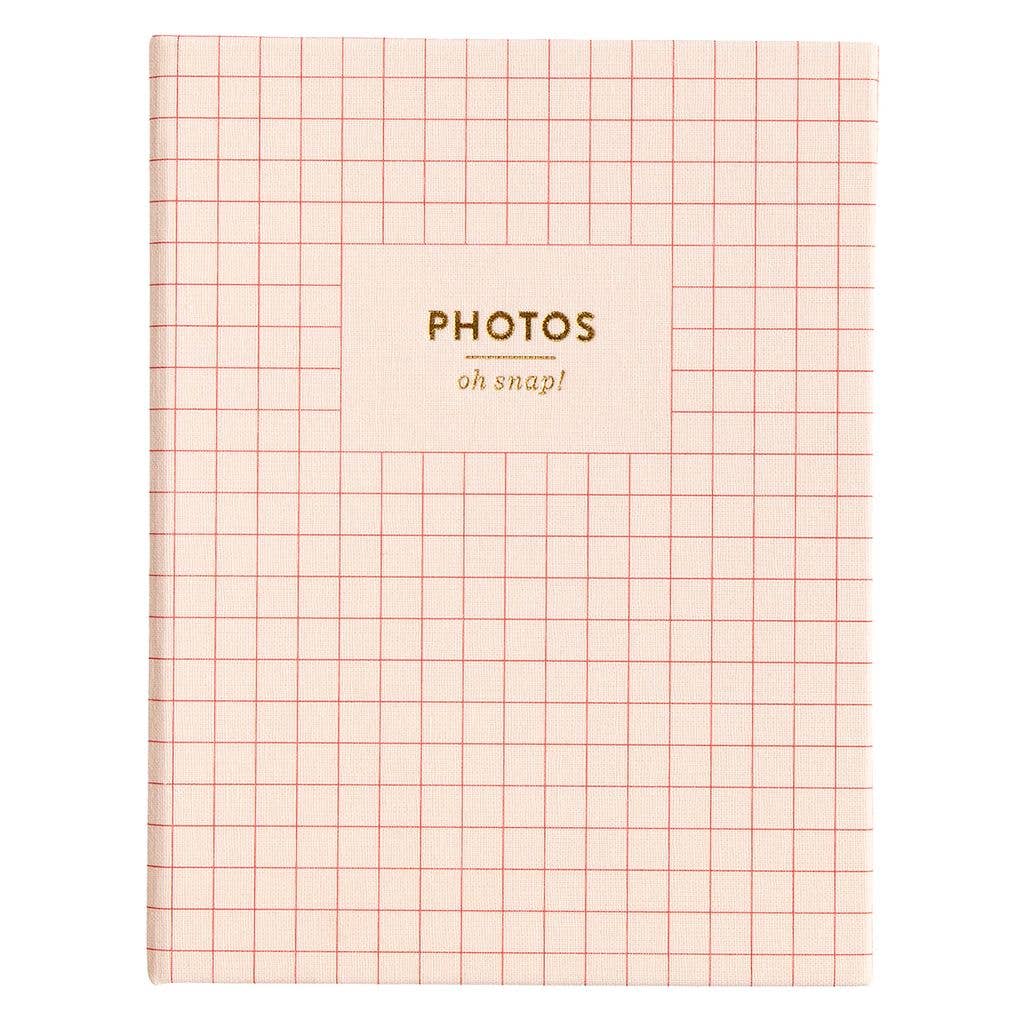 Oh Snap Pink Ledger 4x6 Photo Album