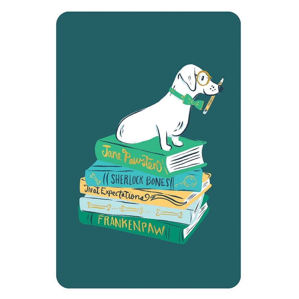 Dog Lover Note Card Set – Smart Pups Assorted Cards with Stickers by Studio Oh!