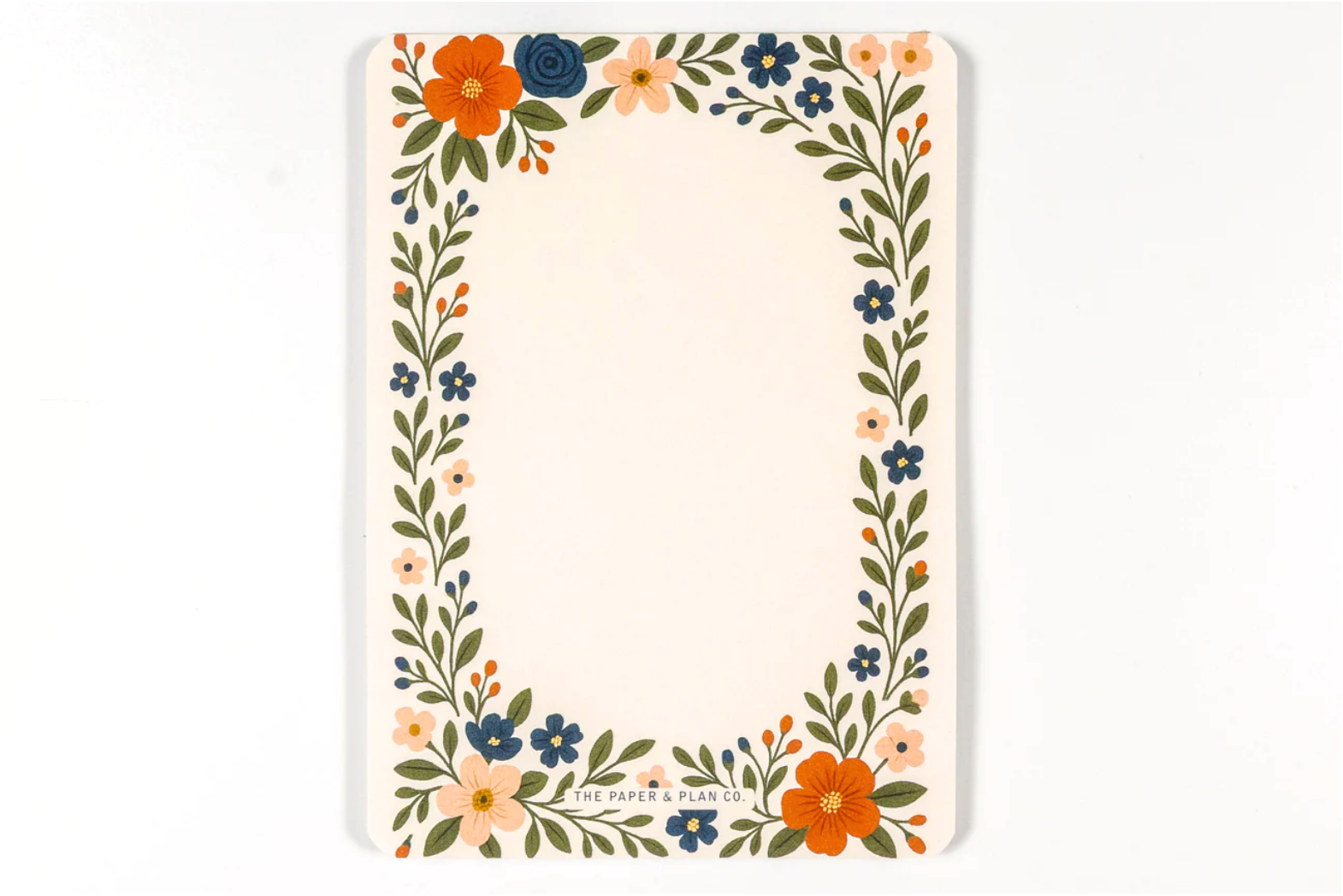 Floral Border Notepad