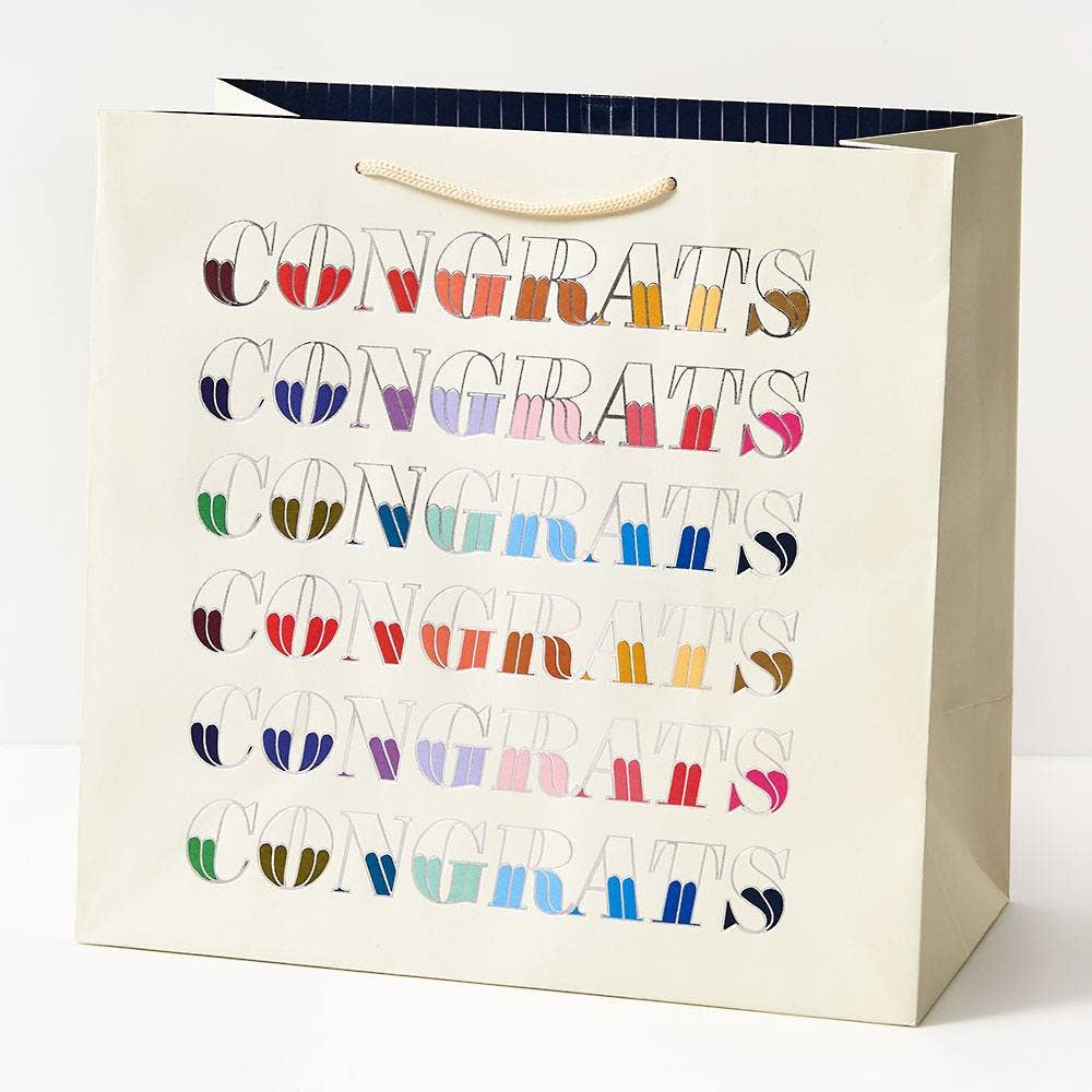 Colorful Congrats Gift Bag: Small