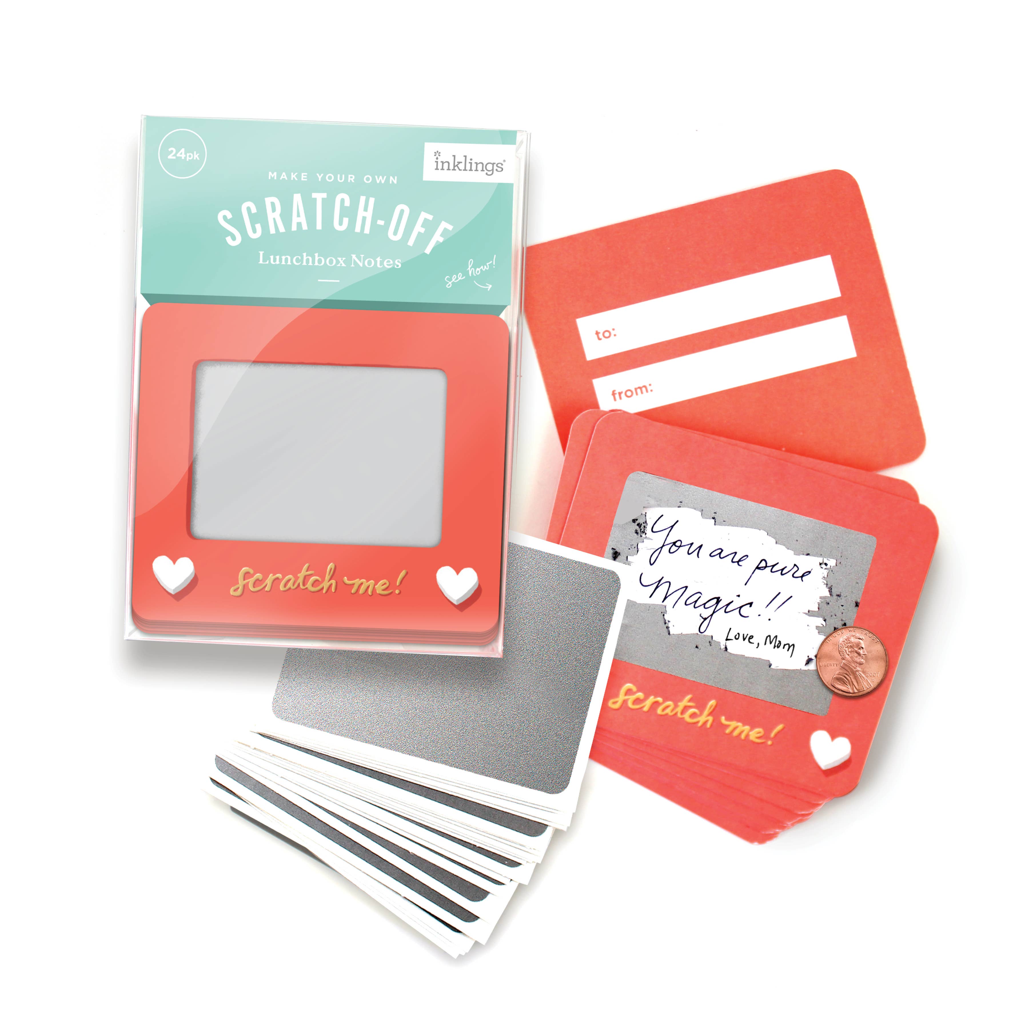 Scratch-a-Sketch Lunchbox Notes