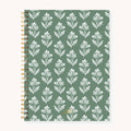 Forget Me Nots Sage Softcover Spiral Notebook