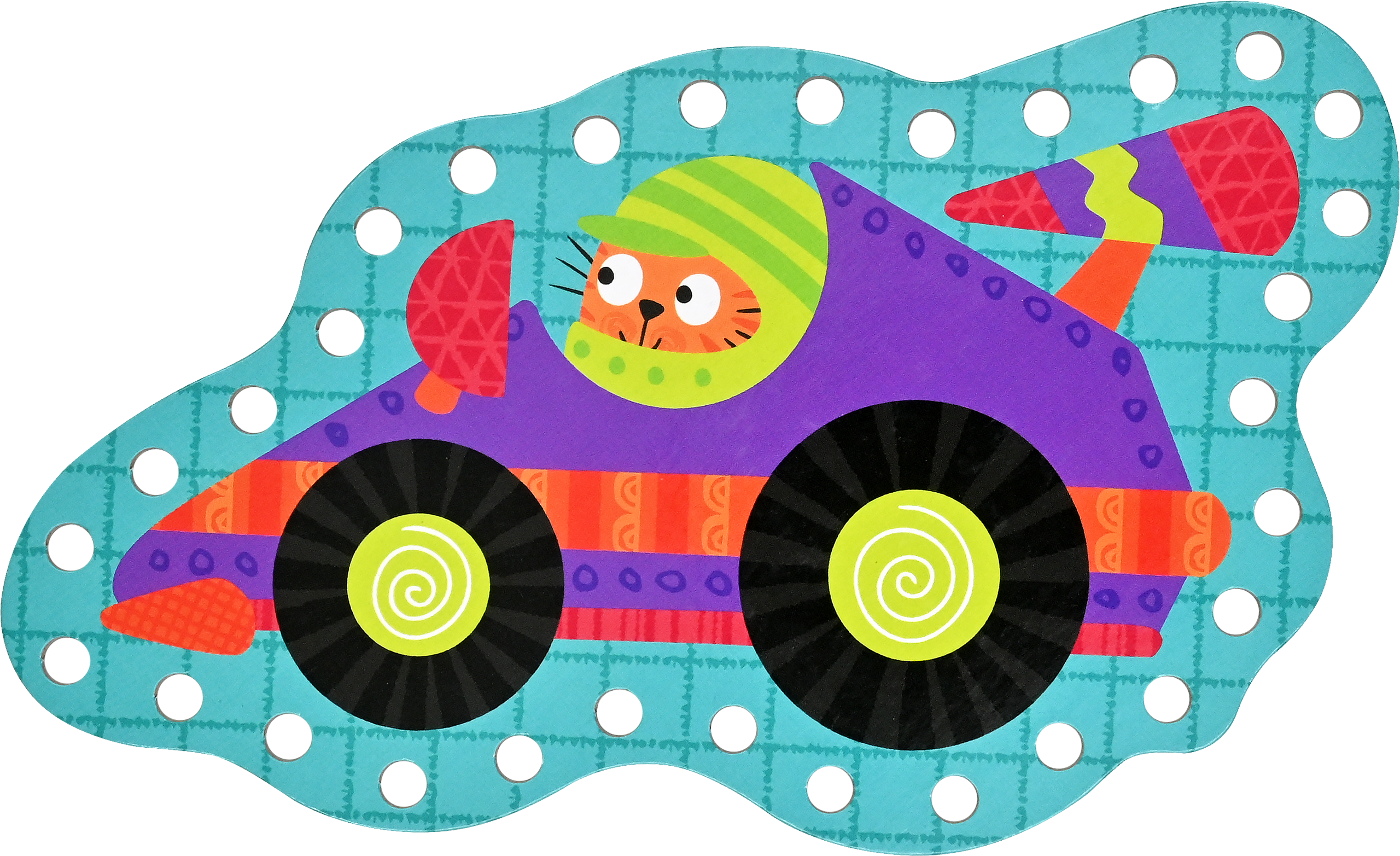 Cars & Trucks Lacing Cards | Peter Pauper Press