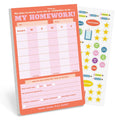 Knock Knock Kids Homework Can-Do Pad | Kids Homework Planner