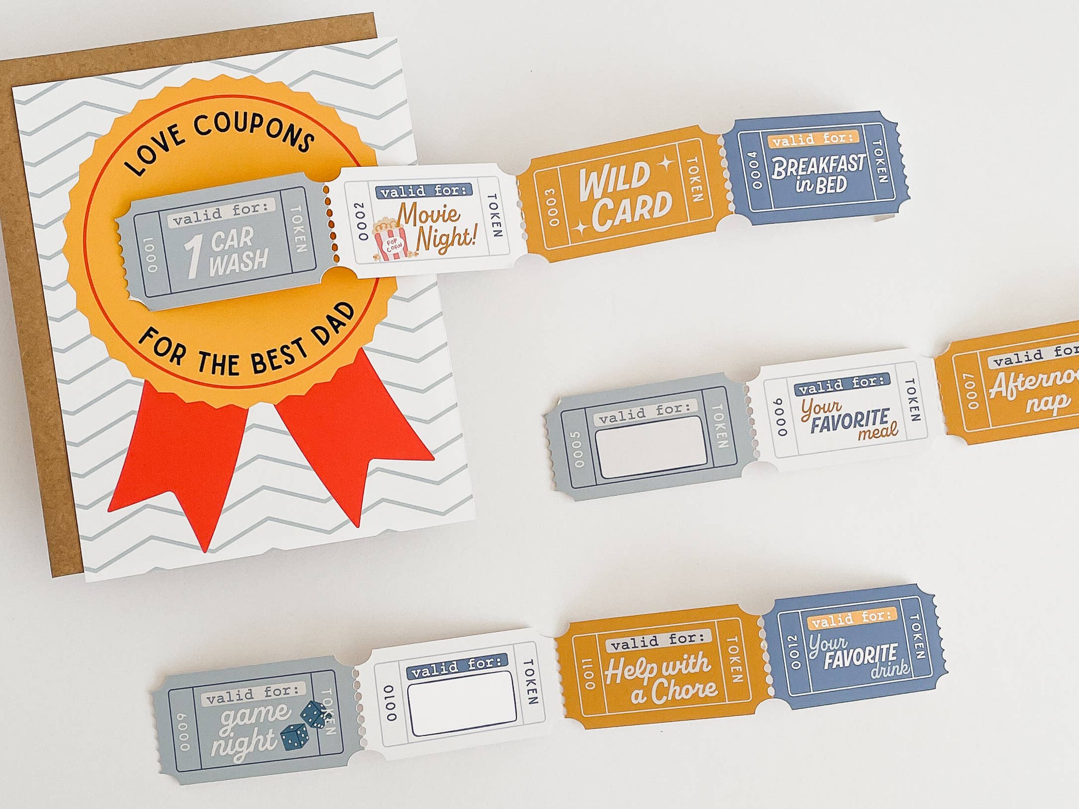 Father's Day Gift From Kids - Activity Coupons