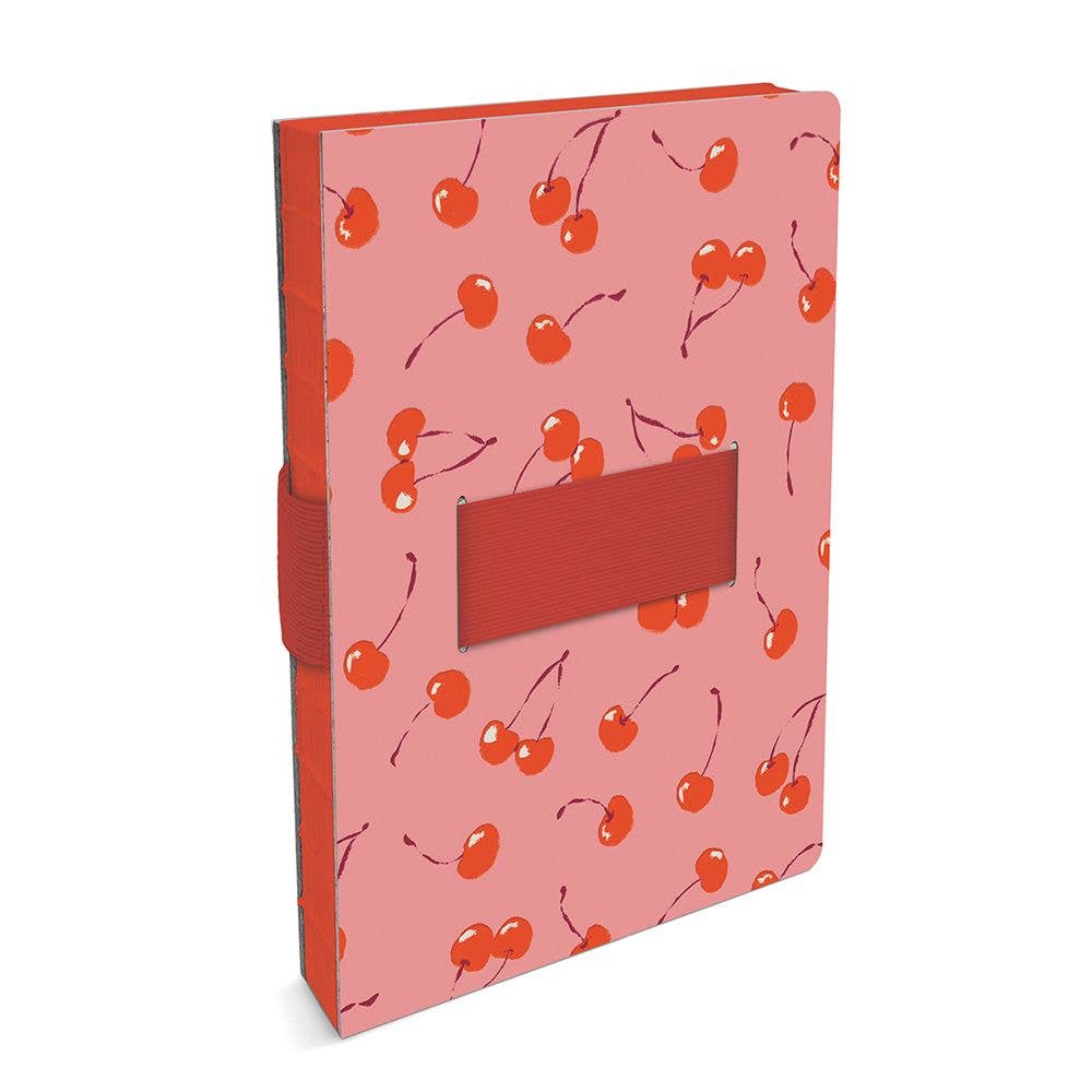 On-the-Go Notebook – Fresh-Picked Cherries Casey Notebook with Phone Loop by Studio Oh!