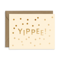 Yippee Confetti Celebration Greeting Card