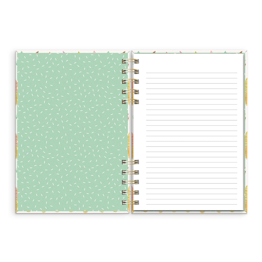 Cool & Creamy Harper Split-Spiral Notebook & Pen Set