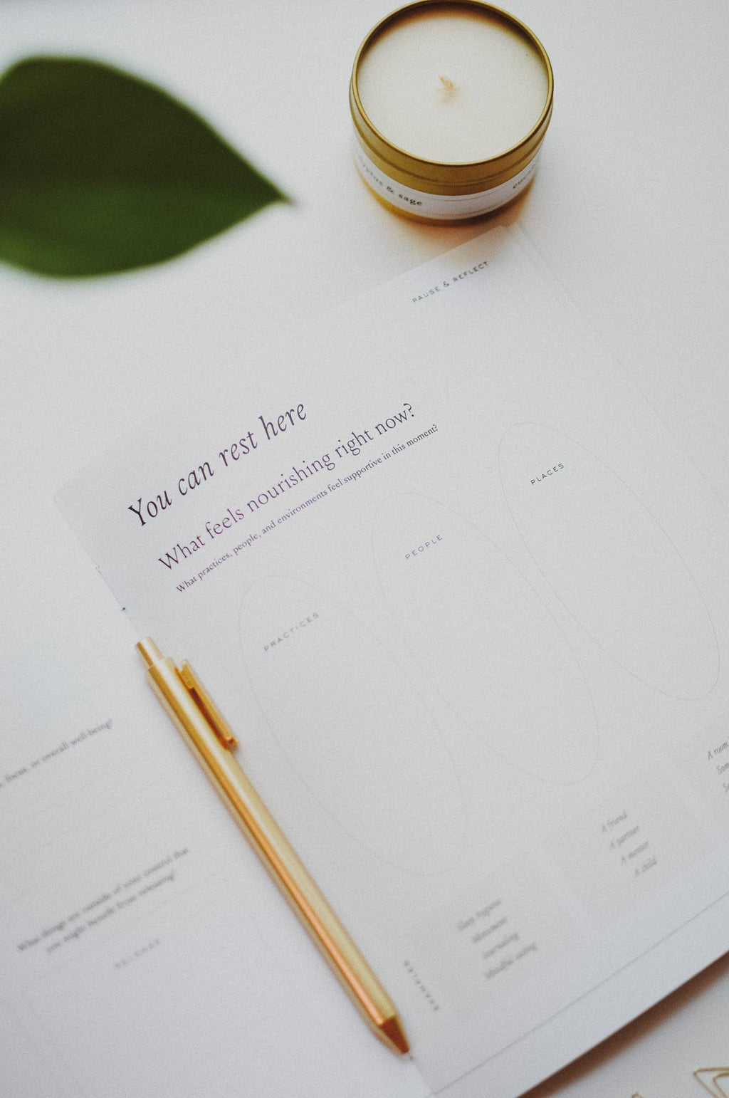 Seasonal Reset Workbook - Guided Reflection Journal, 30 Pages