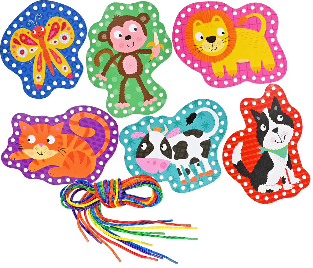 Animals Lacing Cards | Peter Pauper Press