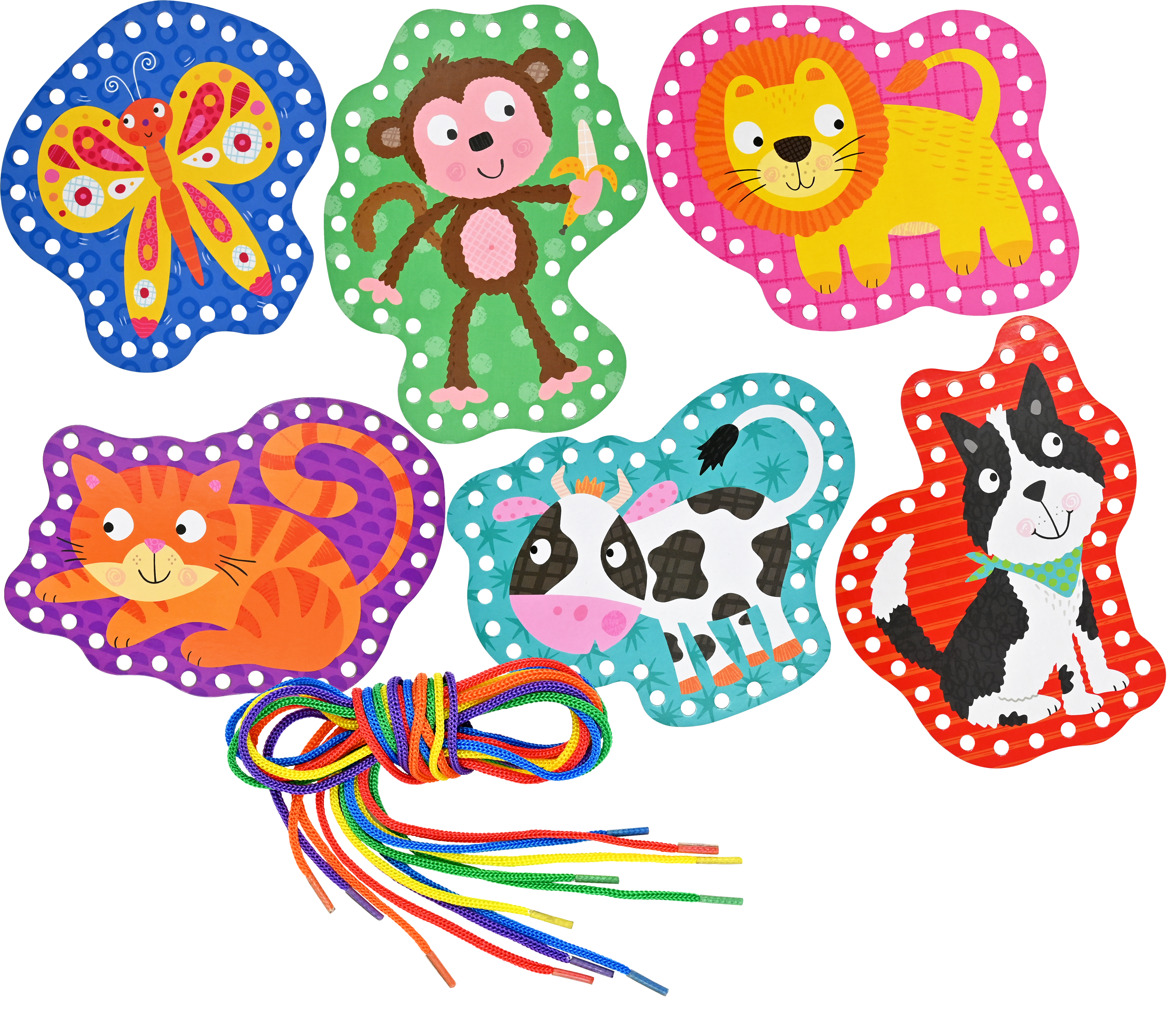 Animals Lacing Cards | Peter Pauper Press