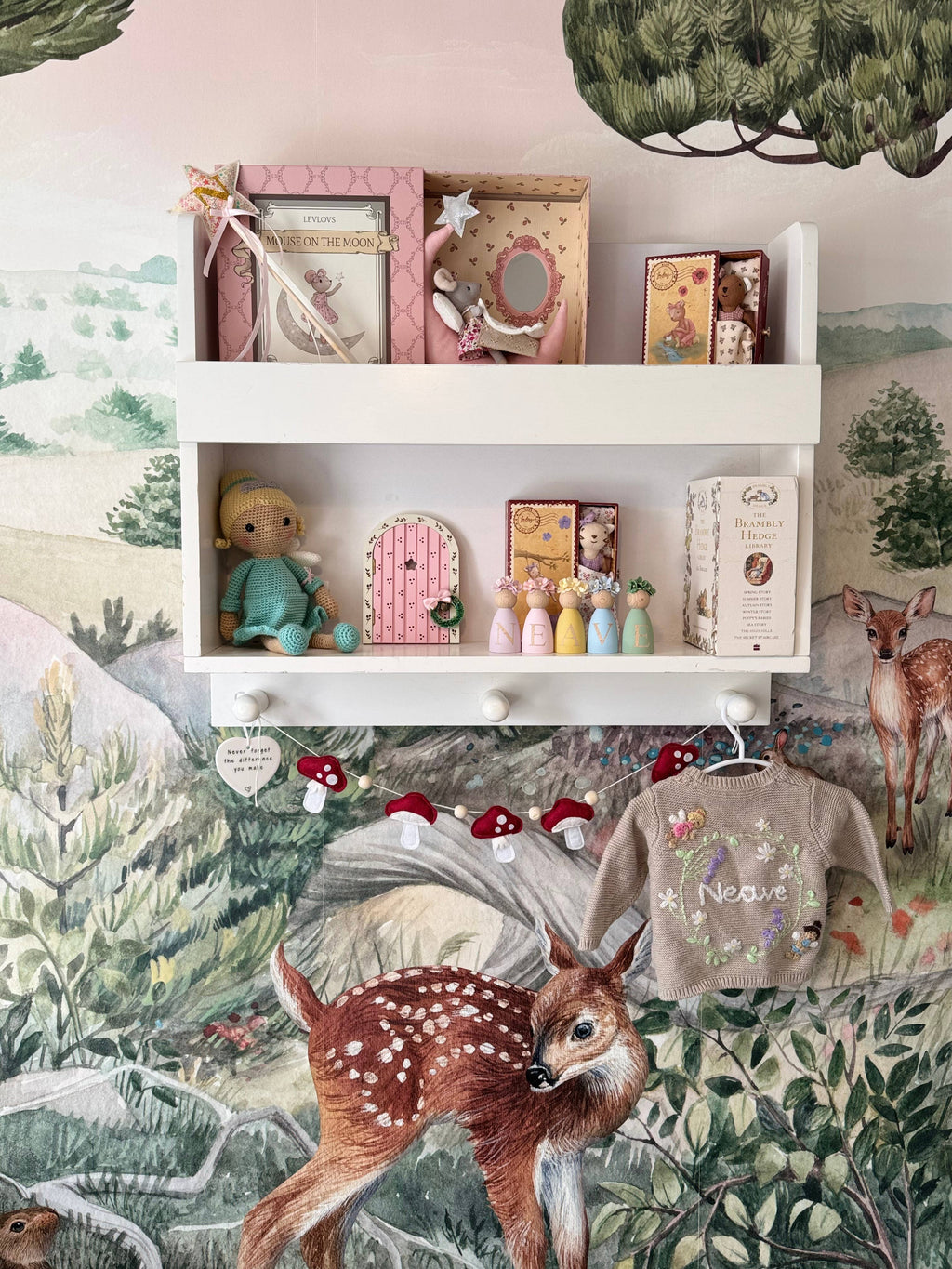 Mouse Lili Gift Box | Plush Mouse in a Box with Bedding