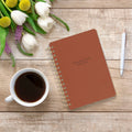 Organized Chaos Agatha Lined Notebook – Cinnamon Brown