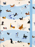 Playful Pups Journal: Hardcover Journal, 160 Pages