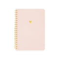 Mini Spiral Notebook, Rose Heart