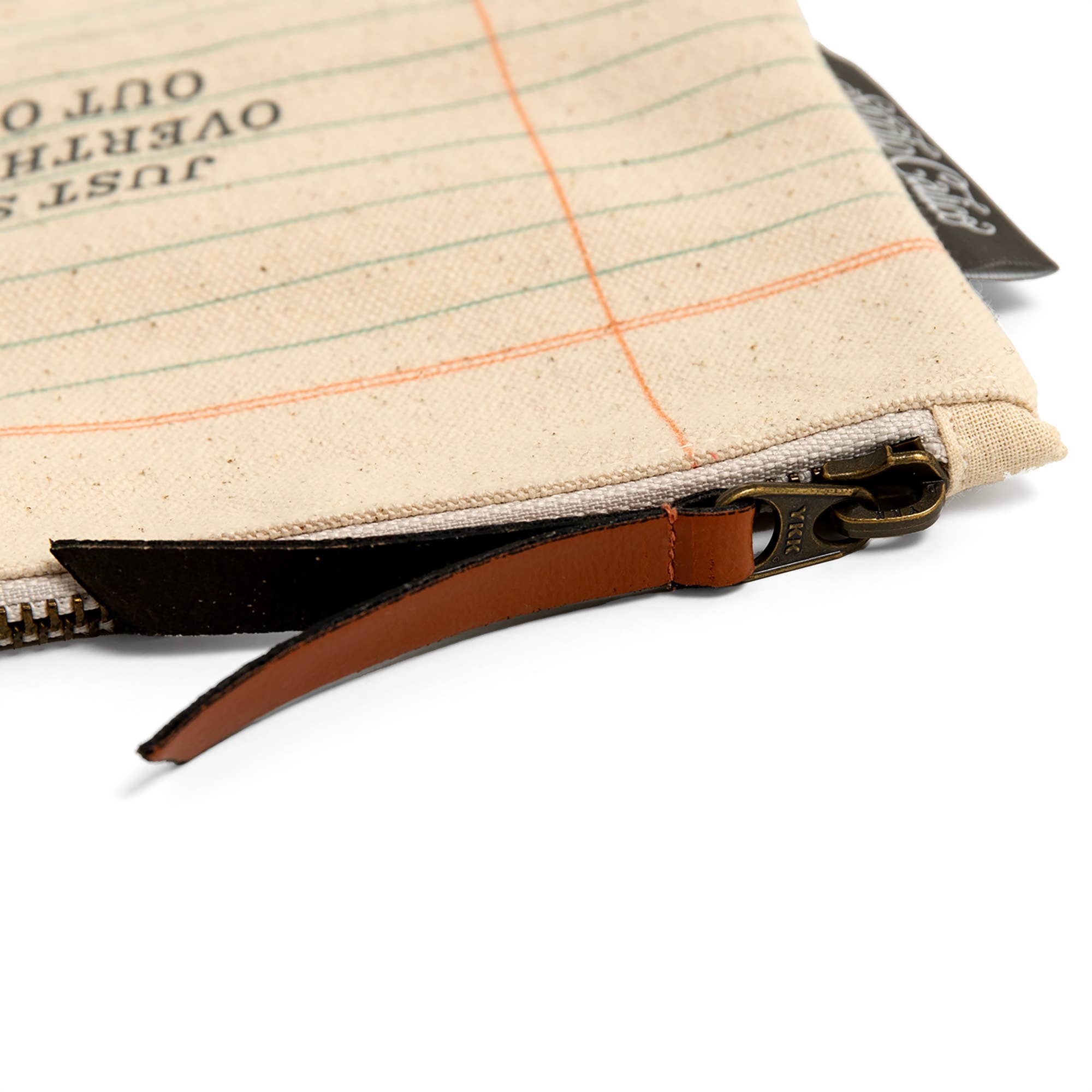 Overthinker Zippered Canvas Pouch | Studio Calico