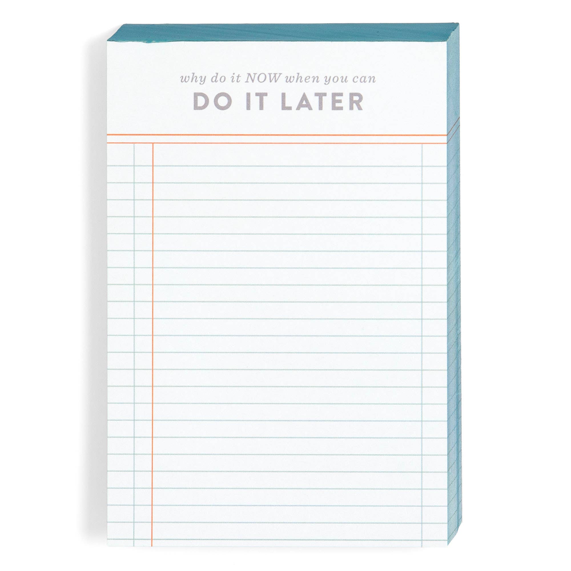Do It Later 4x6 Notepad
