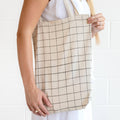 Canvas Grid Tote Bag | Studio Calico