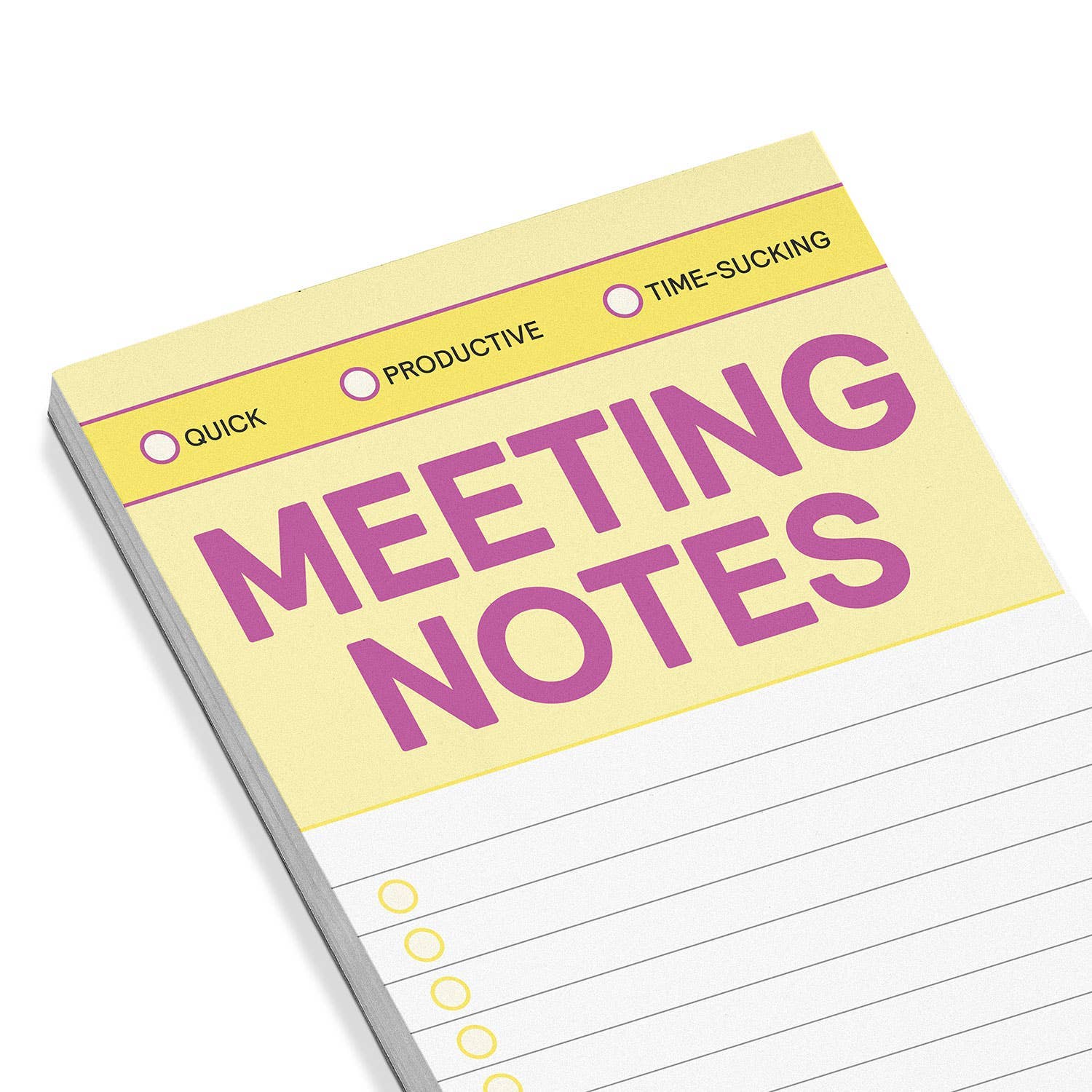 Meeting Notes Make-a-List Pad | Funny Office Notepad