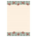 Football Game Day Notepad