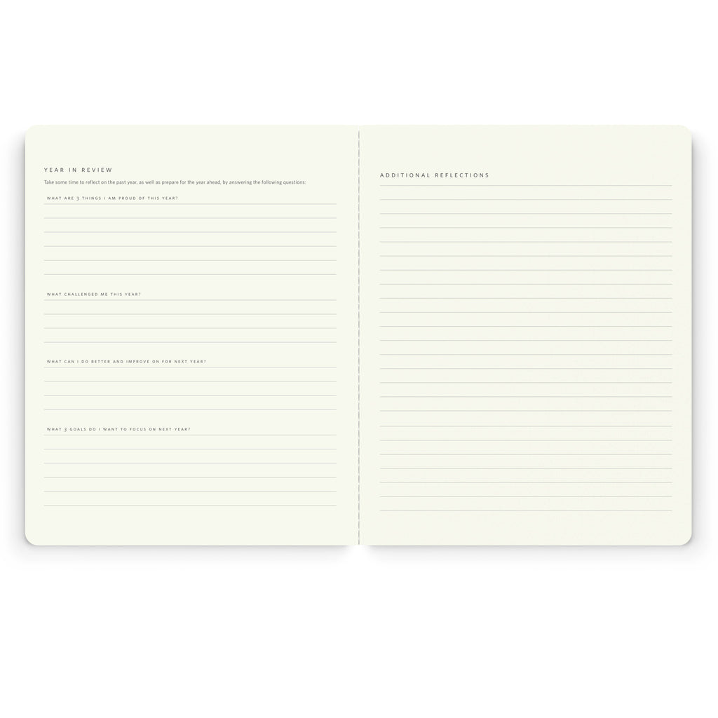 Pink Floral Stitched Monthly Planner | Ramona & Ruth