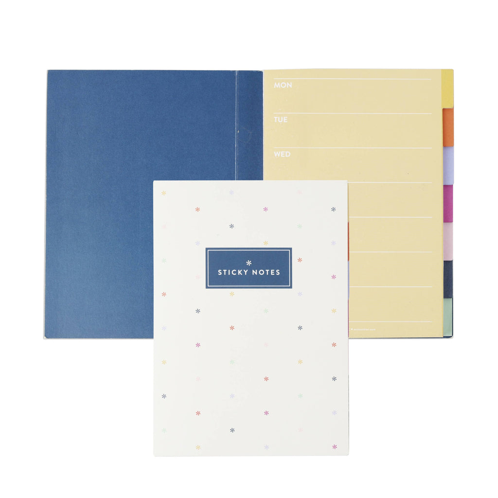 Functional Tabbed Sticky Note Booklet - Colorful - Erin Condren