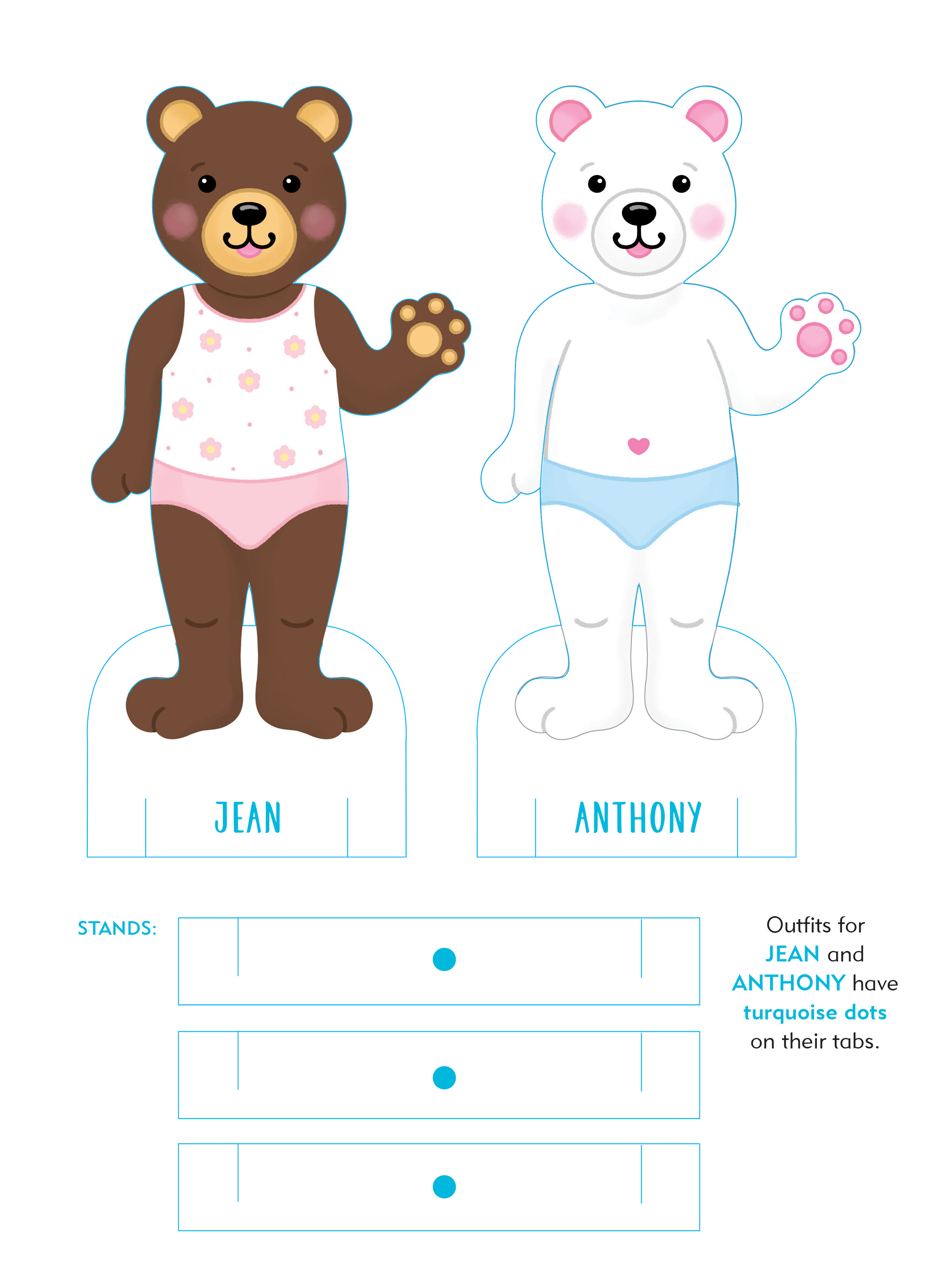 Classic Keepsake Paper Dolls: Beartown | Peter Pauper Press