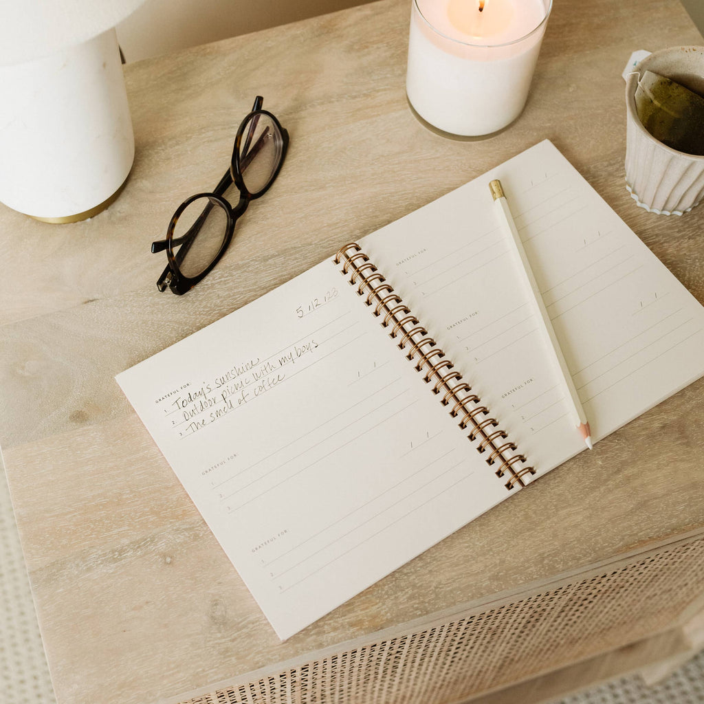Mini Gratitude Journal | Steel Blue | Ramona & Ruth
