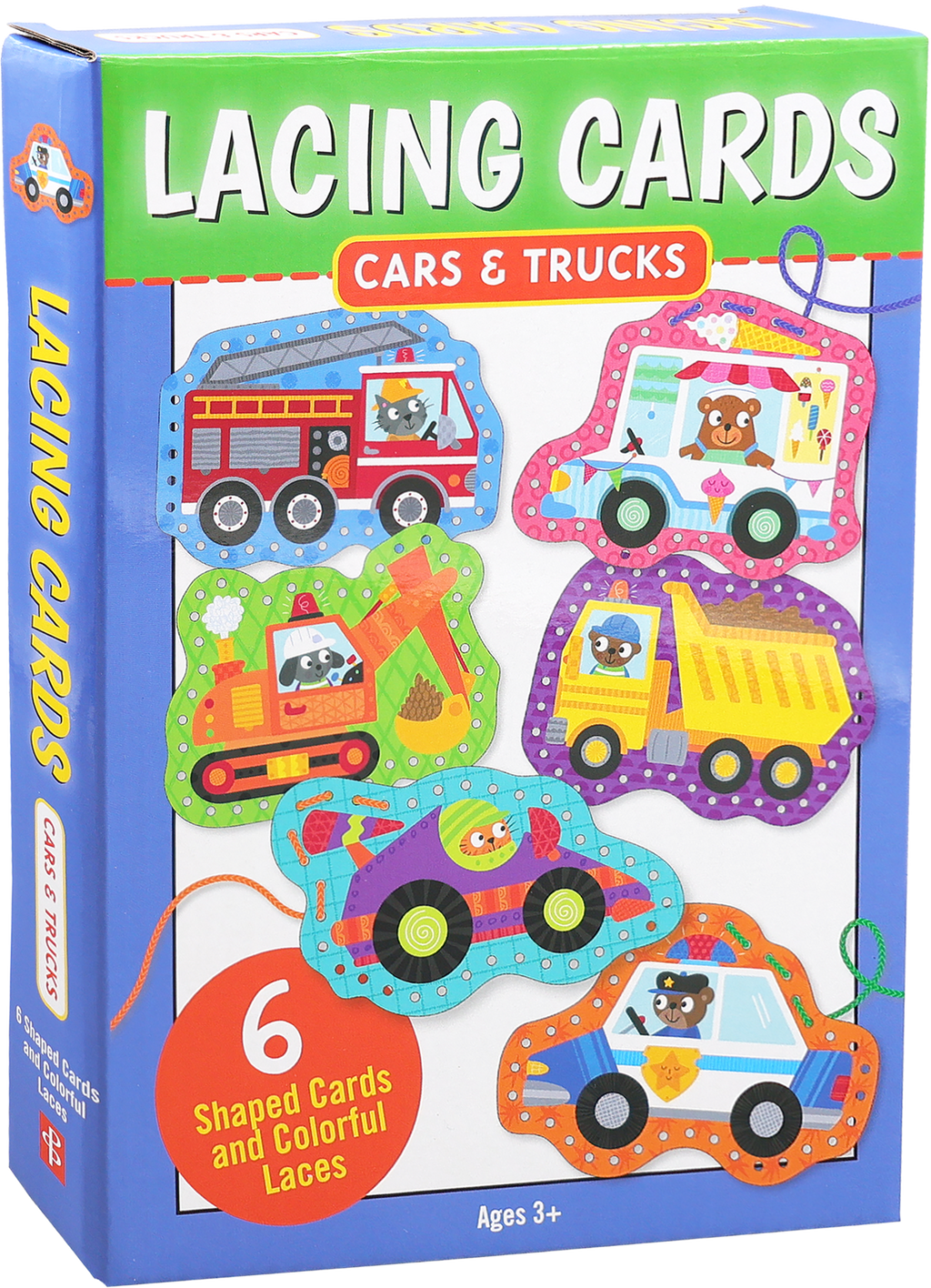 Cars & Trucks Lacing Cards | Peter Pauper Press