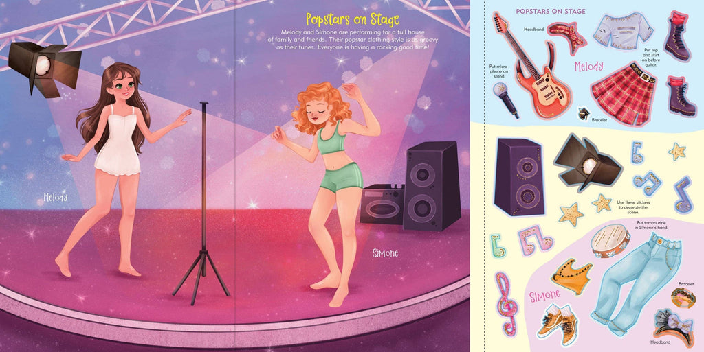 Fashion Sticker Doll Dress-Up Book | Peter Pauper Press