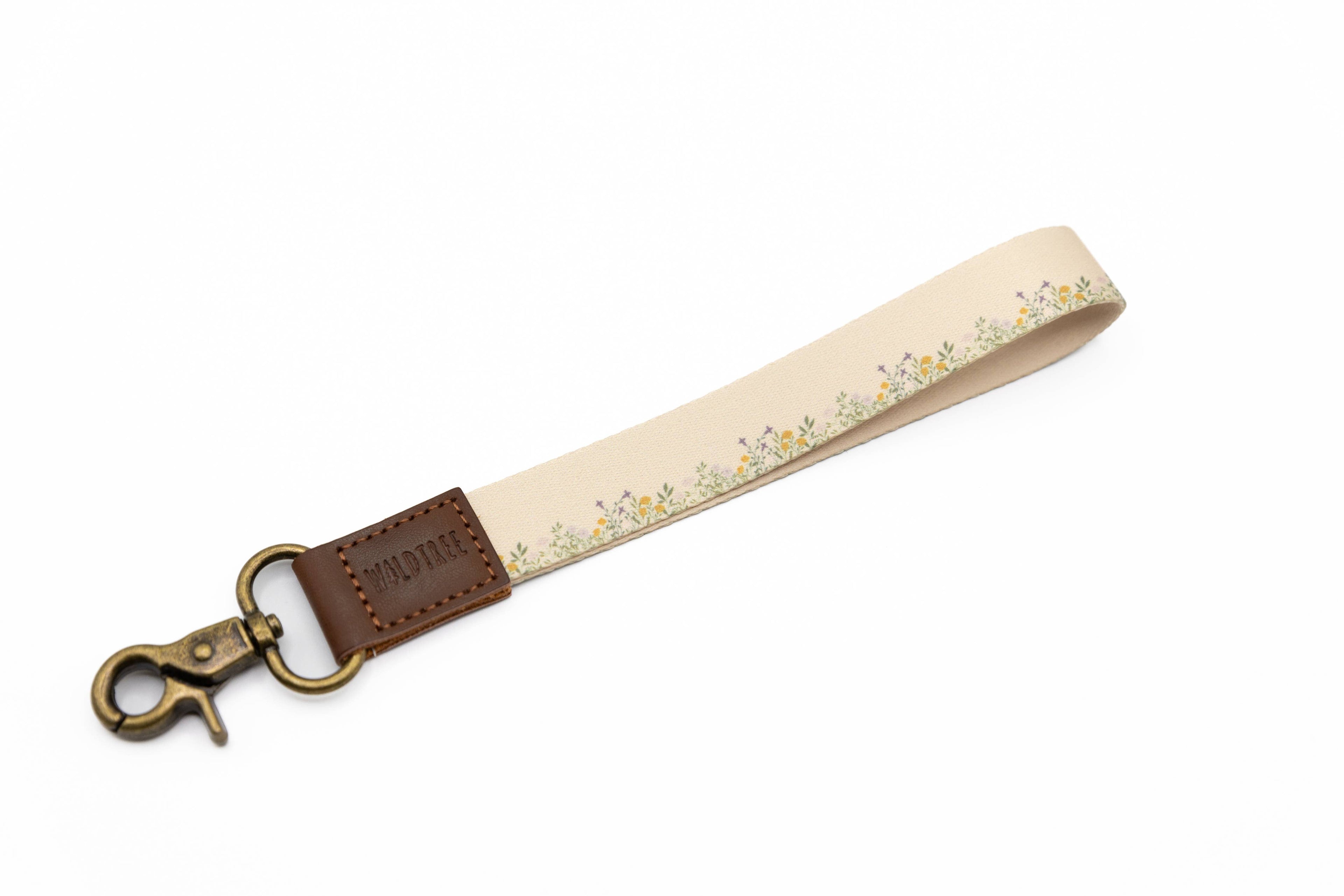 Flower Field Wristlet Keychain