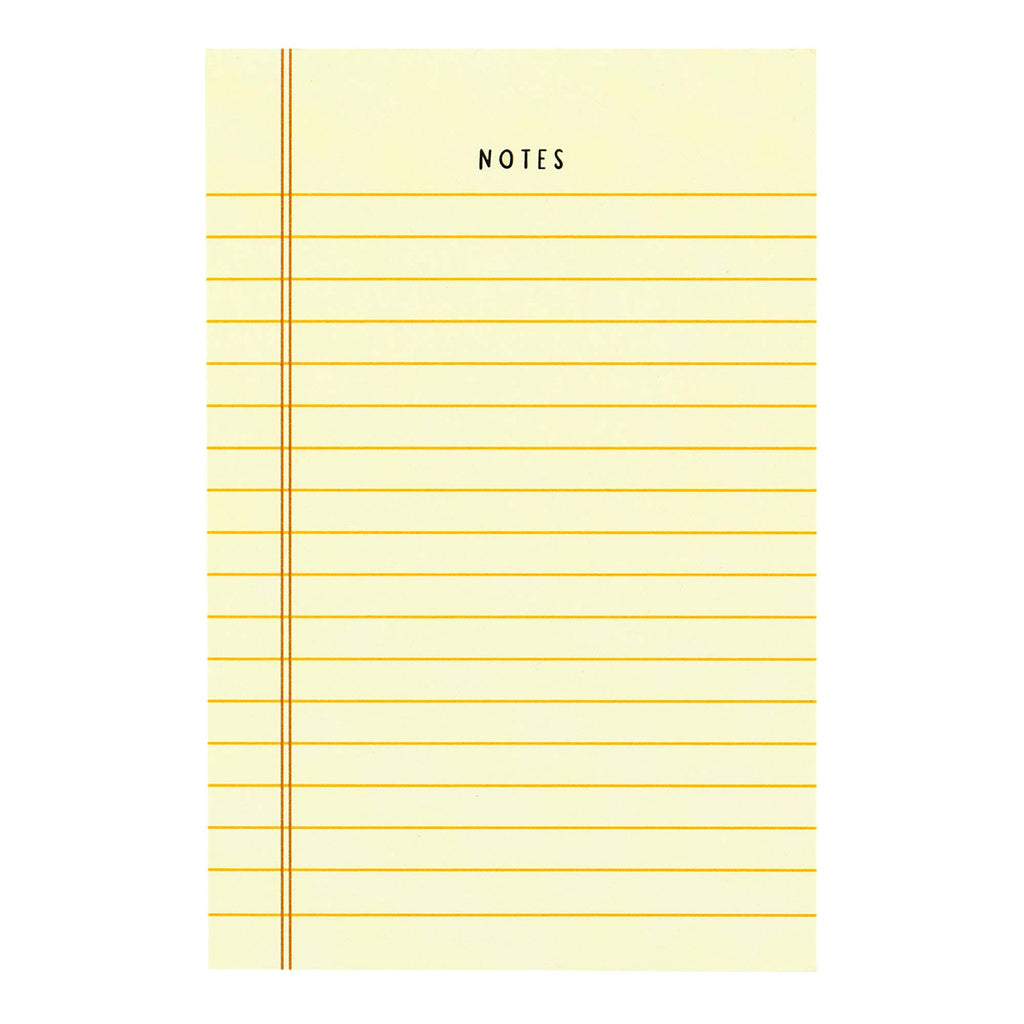 Yellow Notes 4x6 Notepad