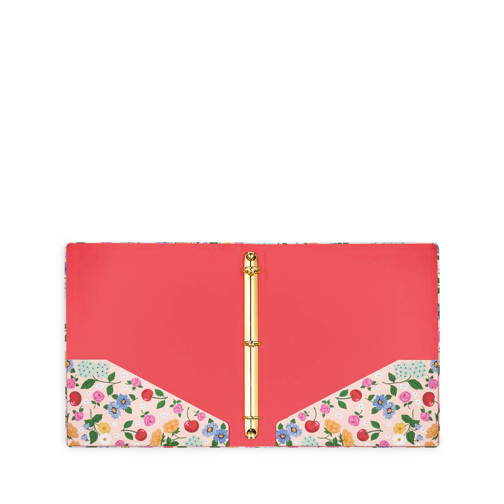 Three Ring Binder – Flowers & Fruit | Ban.do
