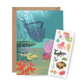 Under the Sea Sticker Scene Greeting Card