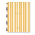 Pinstripe Signature Journal | Pollen & Gold Foil