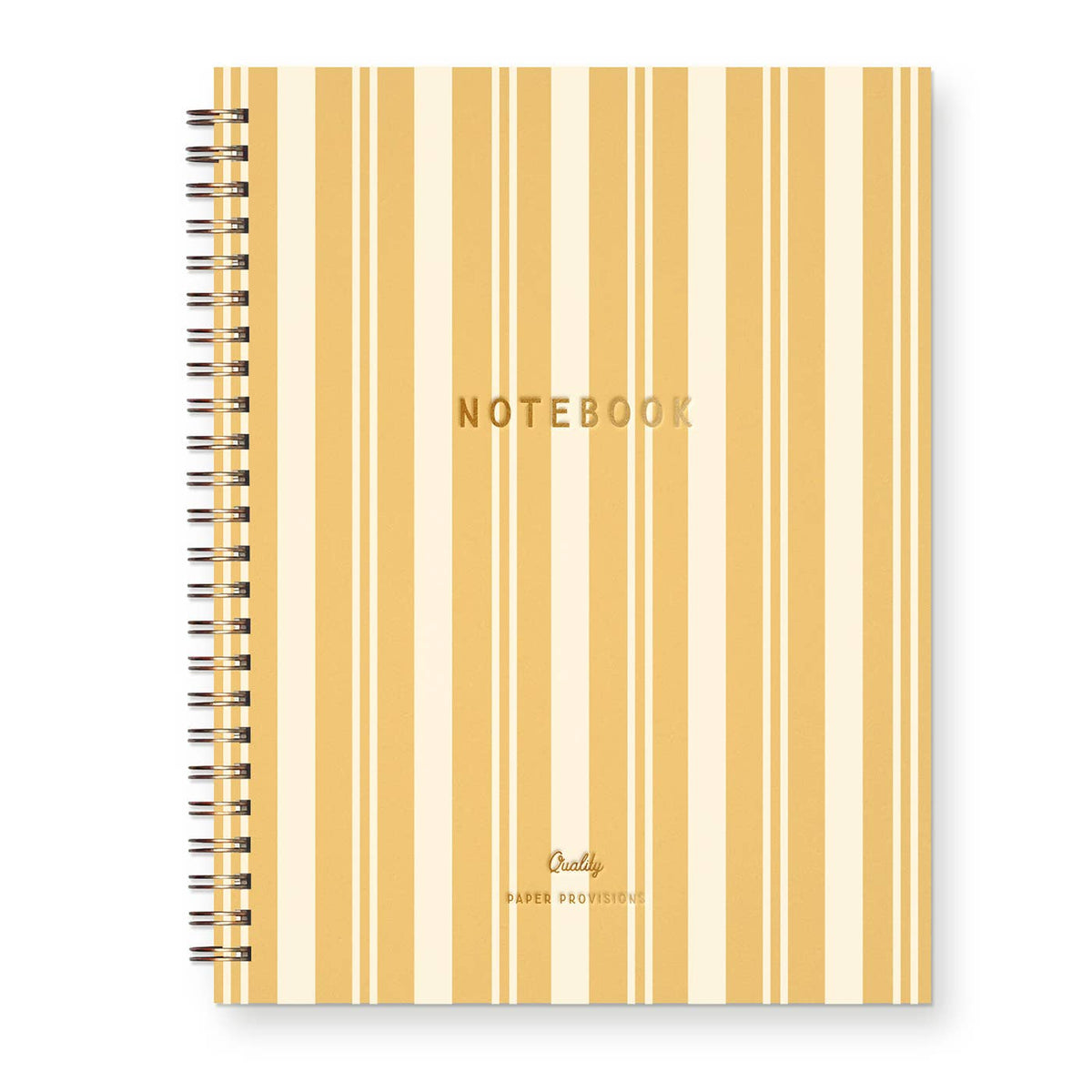 Pinstripe Signature Journal | Pollen & Gold Foil