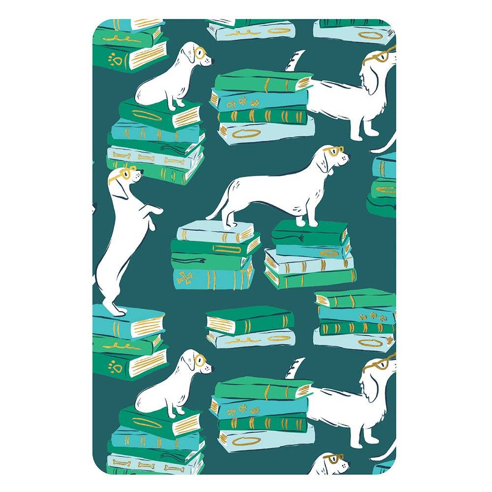 Dog Lover Note Card Set – Smart Pups Assorted Cards with Stickers by Studio Oh!